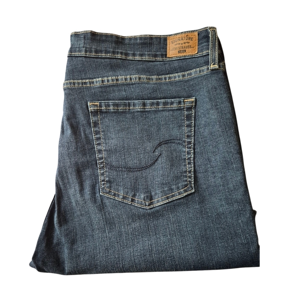 LEVI STRAUSS Signature Gold Women's 20L Straight Leg Jeans - 35x34